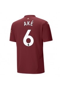 Manchester City Nathan Ake #6 Fotballdrakt Tredje Klær 2024-25 Korte ermer